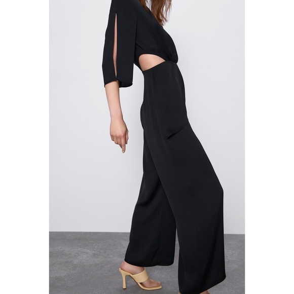 ZARA | Cut Out Jumpsuit SOLD - Picture 3 of 8